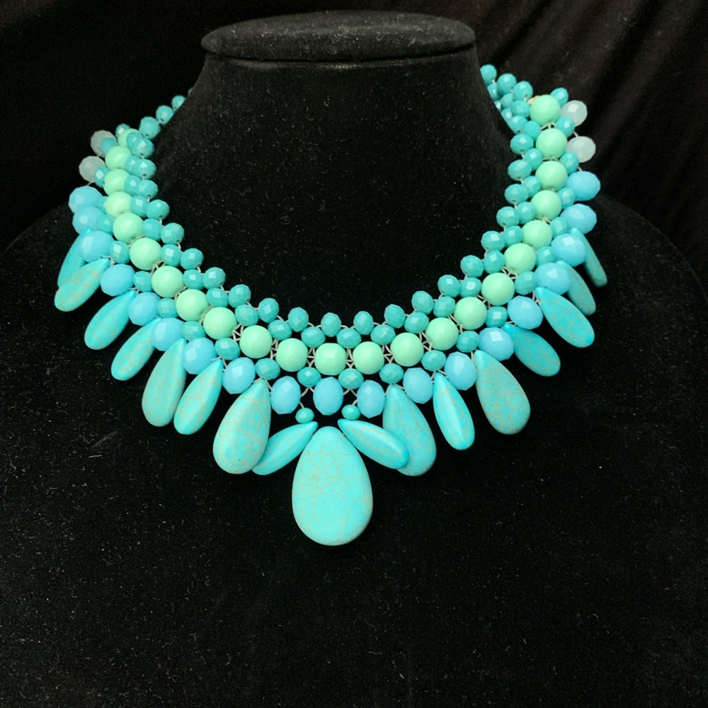 Turquoise layered necklace